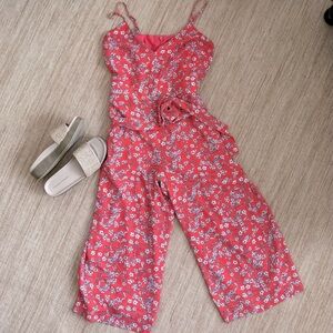 Banana Republic Floral Jumpsuit
